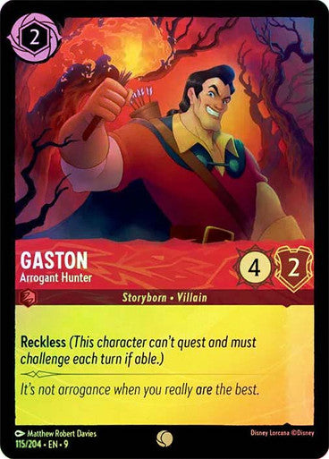 Fabled - 115/204 - Gaston - Arrogant Hunter - Foil