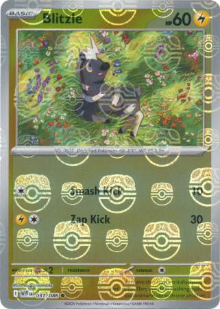 White Flare - 031/086 - Blitzle - Master Ball Reverse Holo
