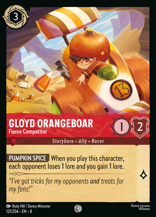 Reign Of Jafar - 121/204 - Gloyd Orangeboar - Fierce Competitor