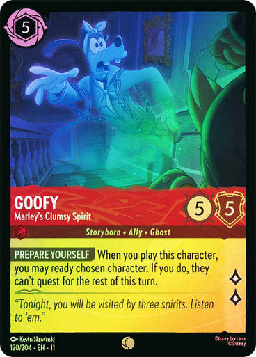 Winterspell - 120/204 - Goofy - Marley's Clumsy Spirit - Foil