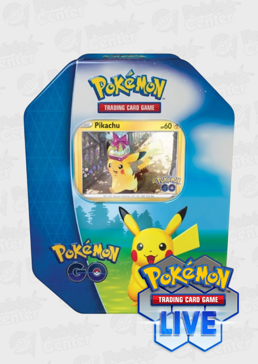 Live Code Card: Pokémon GO Tin: Pikachu