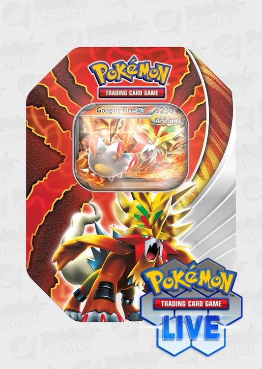 Live Code Card: Paradox Destinies Tin: Gouging Fire ex