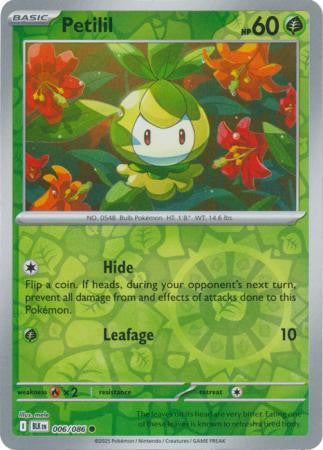 Black Bolt - 006/086 - Petilil - Reverse Holo