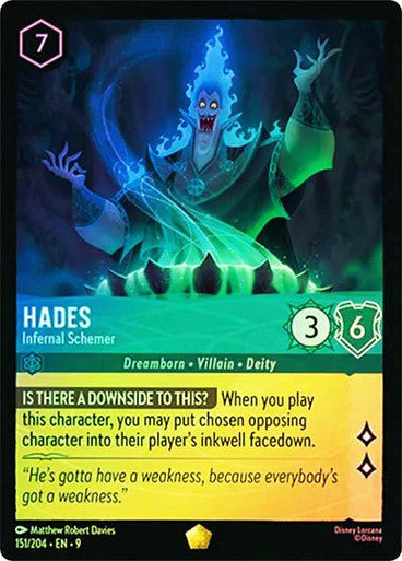 Fabled - 151/204 - Hades - Infernal Schemer - Foil