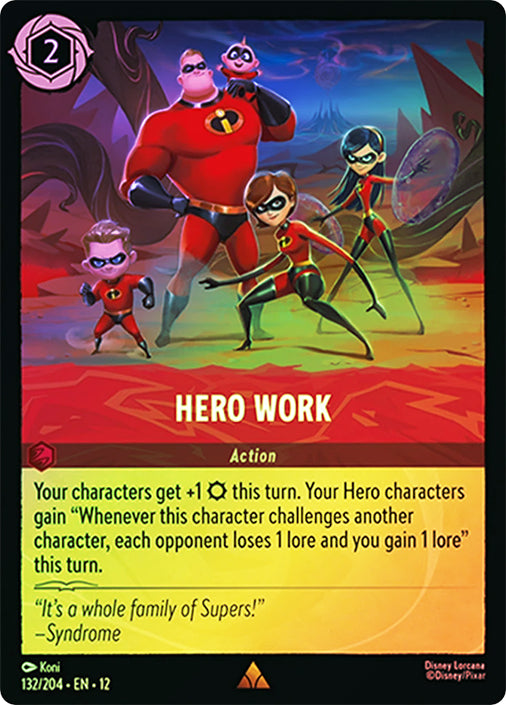 Wilds Unknown - 132/204 - Hero Work - Foil