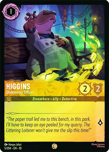 Whispers in the Well - 005/204 - Higgins - Undercover Officer - Foil