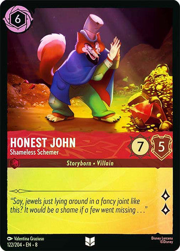 Reign Of Jafar - 122/204 - Honest John - Shameless Schemer - Foil