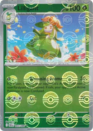 Black Bolt - 007/086 - Lilligant - Poké Ball Reverse Holo