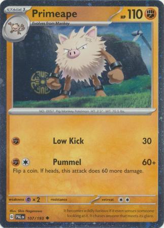 PAL - 107/193 - Primeape - Cosmos Holo