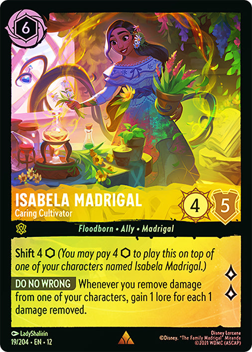 Wilds Unknown - 019/204 - Isabela Madrigal - Caring Cultivator - Foil