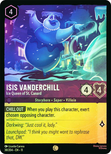 Winterspell - 038/204 - Isis Vanderchill - Ice Queen of St. Canard - Foil