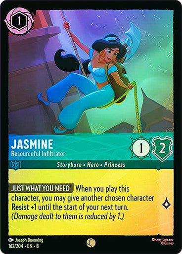 Reign Of Jafar - 162/204 - Jasmine - Resourceful Infiltrator - Foil