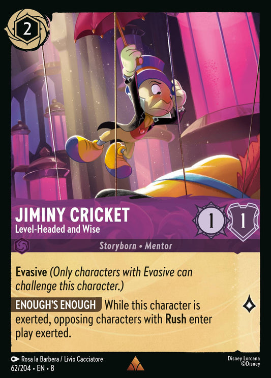 Reign Of Jafar - 062/204 - Jiminy Cricket - Level‐Headed and Wise
