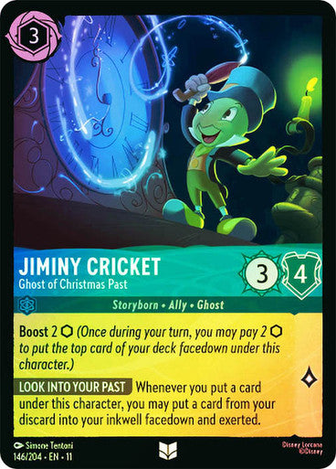 Winterspell - 146/204 - Jiminy Cricket - Ghost of Christmas Past - Foil