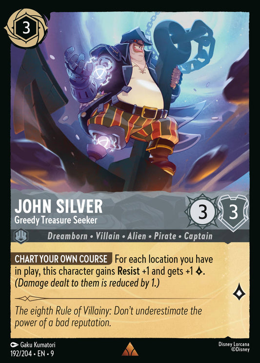 Fabled - 192/204 - John Silver - Greedy Treasure Seeker