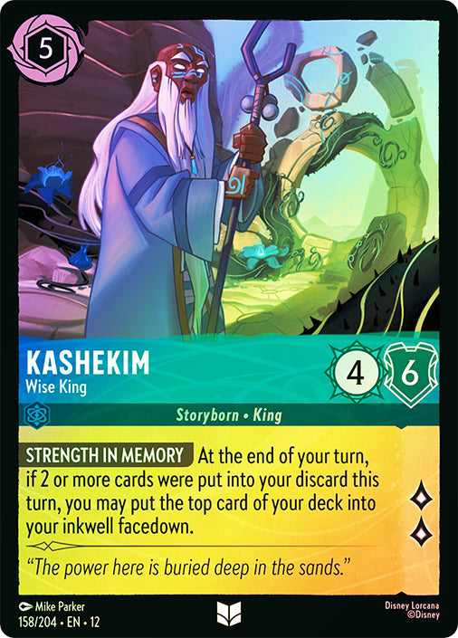 Wilds Unknown - 158/204 - Kashekim - Wise King - Foil