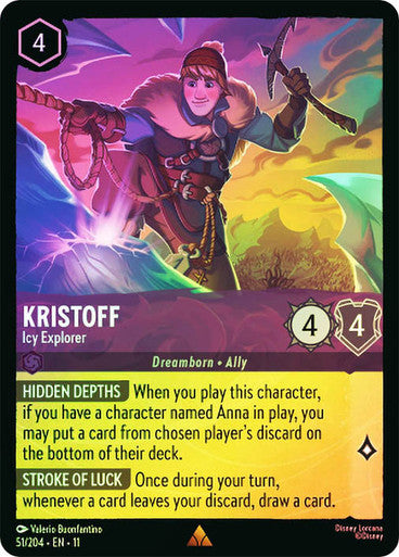 Winterspell - 051/204 - Kristoff - Icy Explorer - Foil