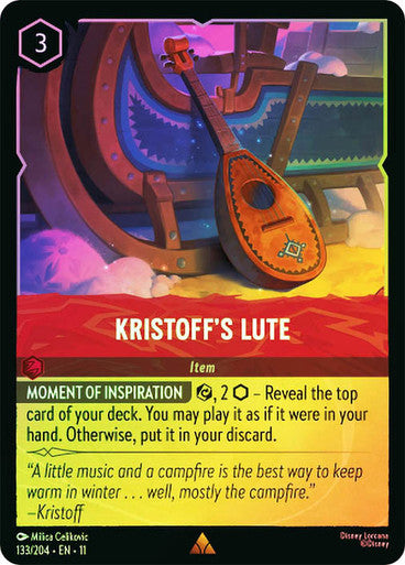 Winterspell - 133/204 - Kristoff's Lute - Foil