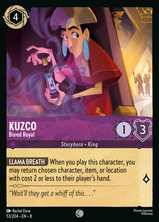 Reign Of Jafar - 053/204 - Kuzco - Bored Royal