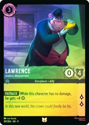 Fabled - 187/204 - Lawrence - Jealous Manservant - Foil