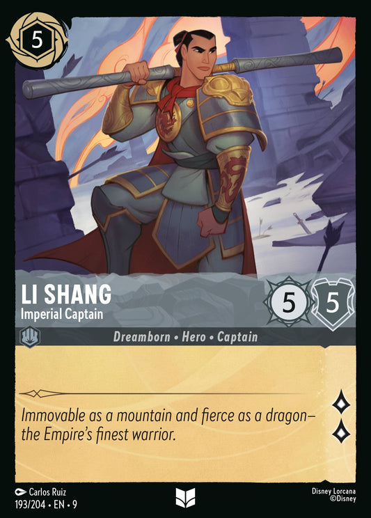 Fabled - 193/204 - Li Shang - Imperial Captain