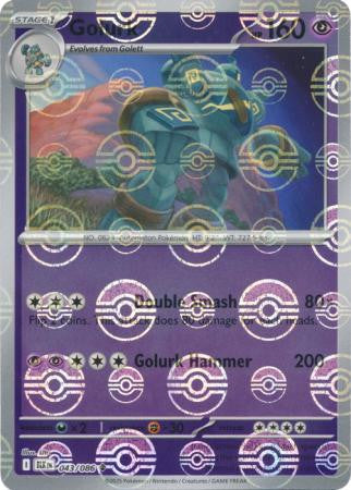 Black Bolt - 043/086 - Golurk - Poké Ball Reverse Holo