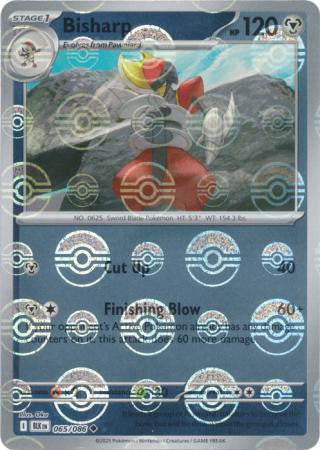 Black Bolt - 065/086 - Bisharp - Poké Ball Reverse Holo