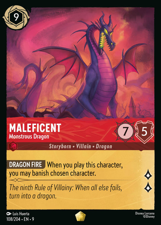 Fabled - 108/204 - Maleficent - Monstrous Dragon