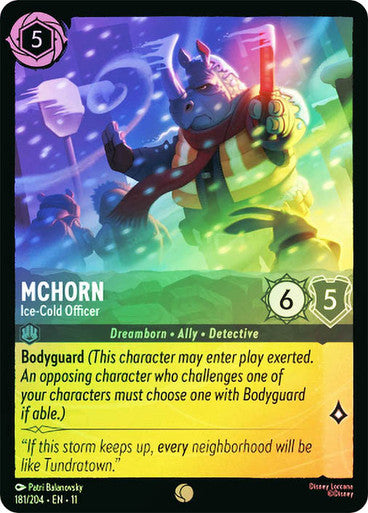 Winterspell - 181/204 - McHorn - Ice-Cold Officer - Foil