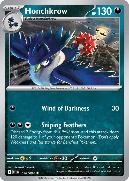 Phantasmal Flames - 058/094 - Honchkrow