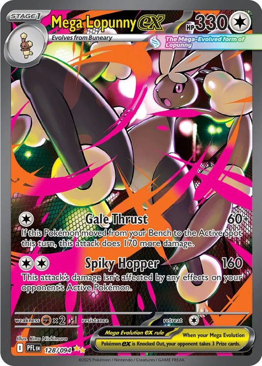 Phantasmal Flames - 128/094 - Mega Lopunny ex