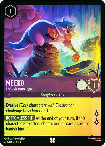 Winterspell - 046/204 - Meeko - Skittish Scrounger - Foil