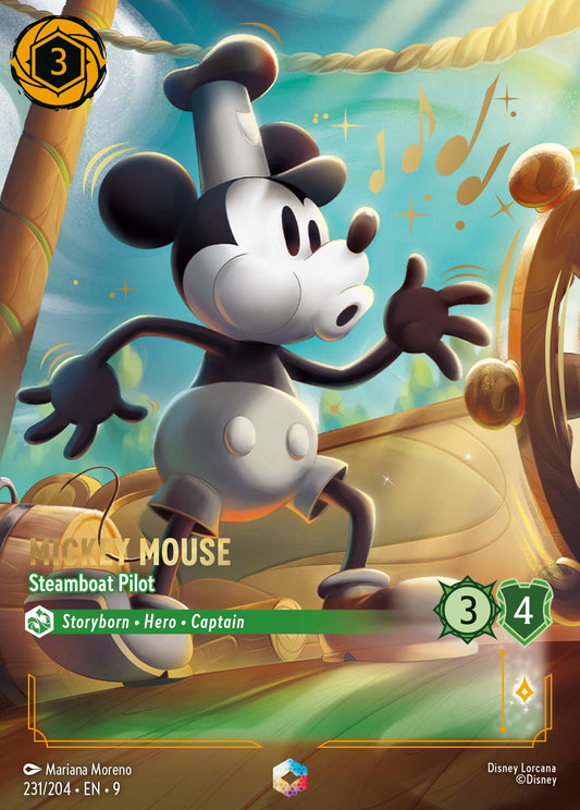 Fabled - 231/204 - Mickey Mouse - Steamboat Pilot