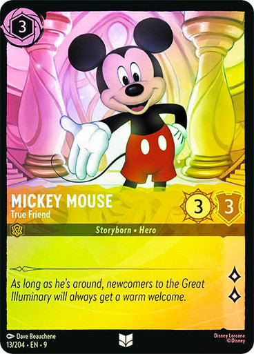 Fabled - 013/204 - Mickey Mouse - True Friend - Foil