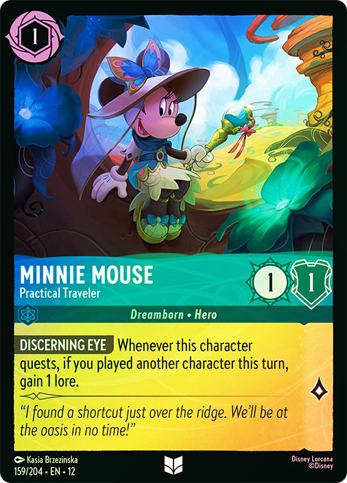 Wilds Unknown - 159/204 - Minnie Mouse - Practical Traveler - Foil