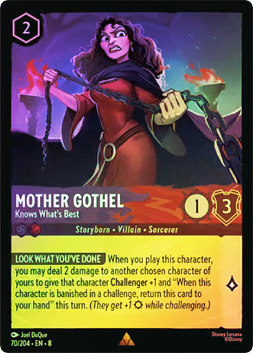 Reign Of Jafar - 070/204 - Mother Gothel - Knows What's Best - Foil