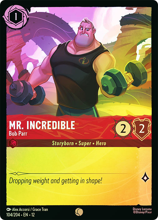 Wilds Unknown - 104/204 - Mr. Incredible - Bob Parr - Foil