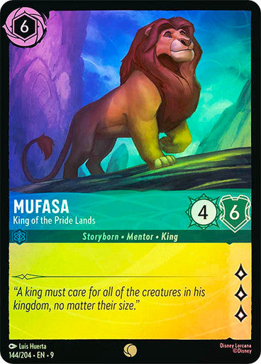 Fabled - 144/204 - Mufasa - King of the Pride Lands - Foil