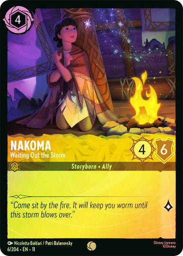 Winterspell - 006/204 - Nakoma - Waiting Out the Storm - Foil