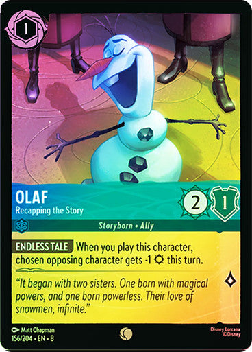 Reign Of Jafar - 156/204 - Olaf - Recapping the Story - Foil