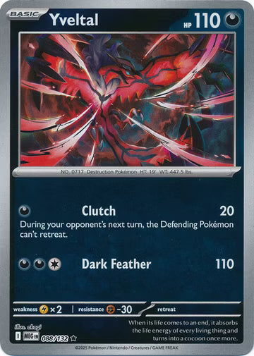 Mega Evolution - 088/132 - Yveltal - Reverse Holo