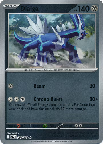 Mega Evolution - 095/132 - Dialga - Reverse Holo
