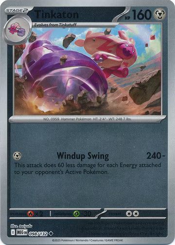 Mega Evolution - 098/132 - Tinkaton - Reverse Holo