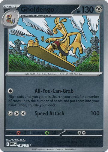 Mega Evolution - 099/132 - Gholdengo - Reverse Holo