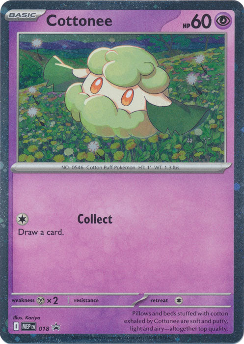 Black Star Promos - MEP018 - Cottonee - Holo