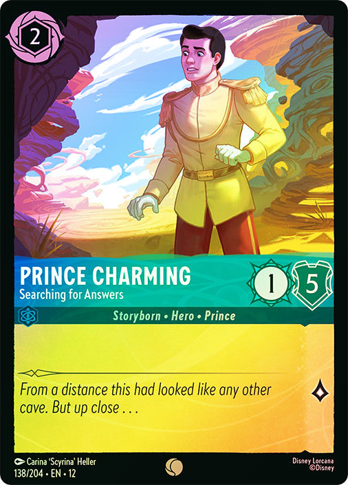 Wilds Unknown - 138/204 - Prince Charming - Searching for Answers - Foil