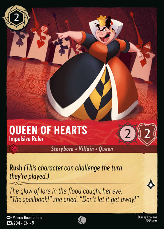 Fabled - 123/204 - Queen of Hearts - Impulsive Ruler