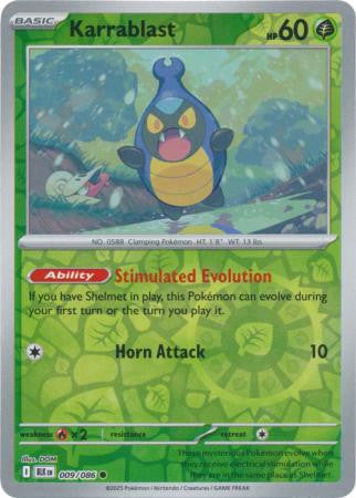 Black Bolt - 009/086 - Karrablast - Reverse Holo