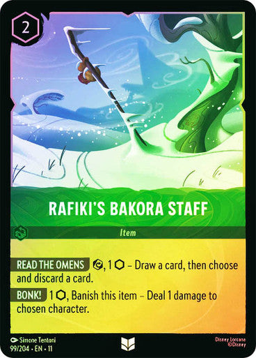 Winterspell - 099/204 - Rafiki's Bakora Staff - Foil