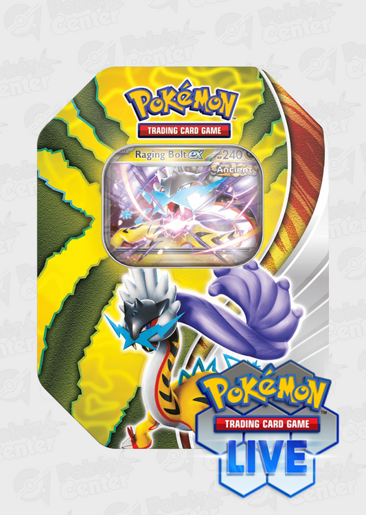 Live Code Card: Paradox Destinies Tin: Raging Bolt ex
